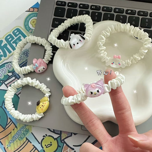 卡通簡約髮圈－商品主圖｜https://igowo.tw/