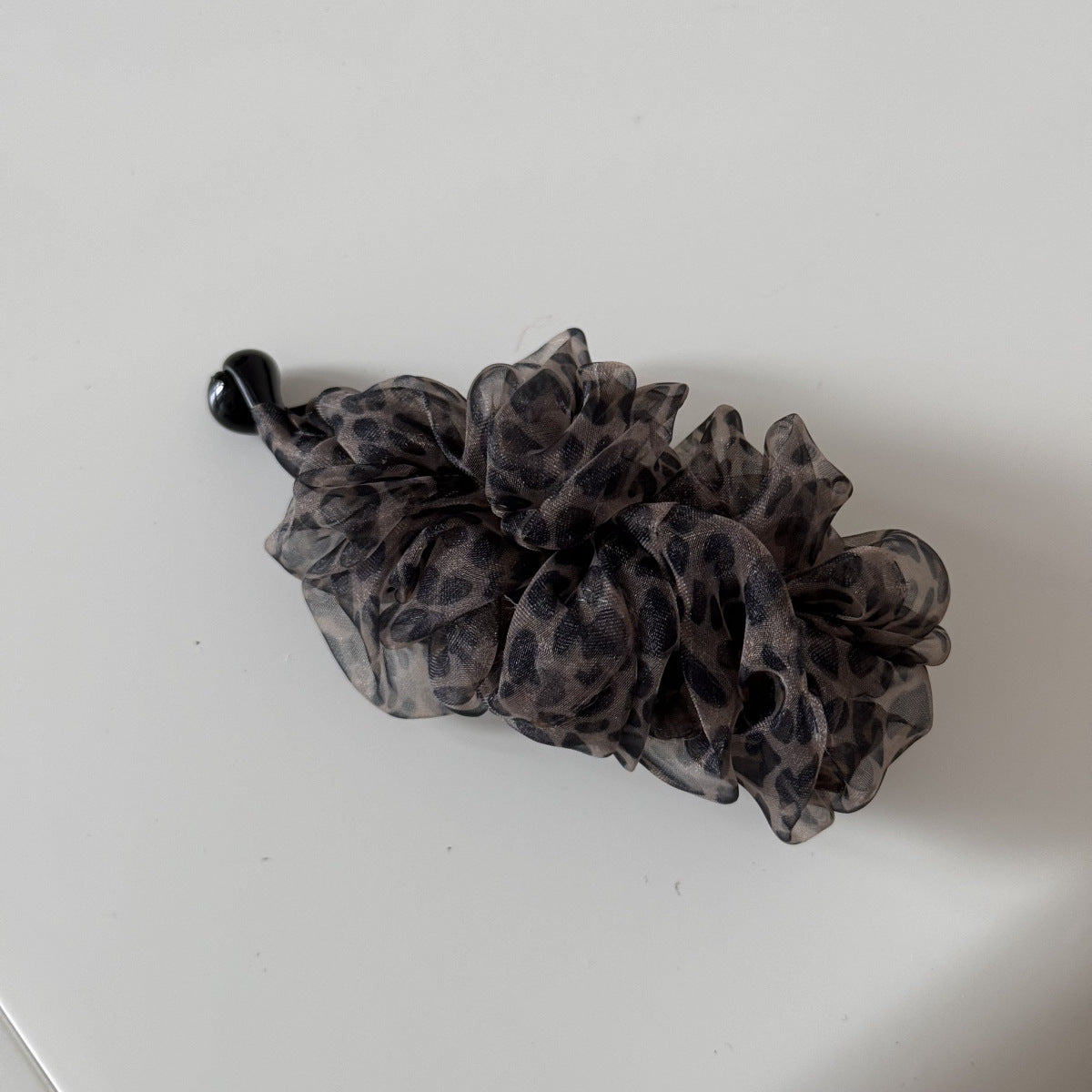 網紗碎花髮夾