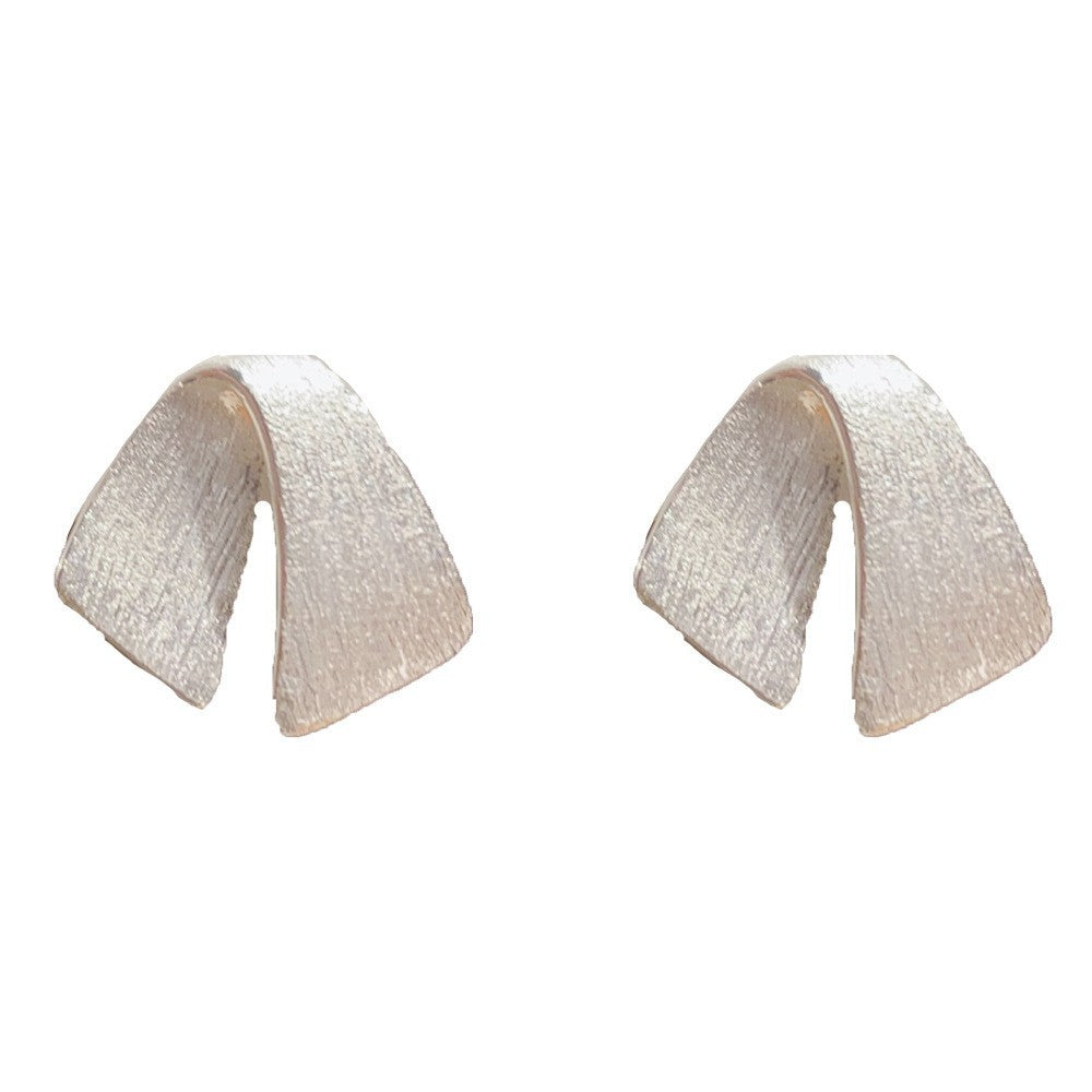 金屬拉絲復古耳環－細節特寫15｜https://igowo.tw/