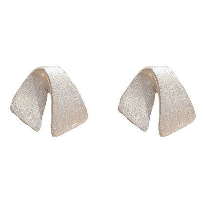 金屬拉絲復古耳環－細節特寫15｜https://igowo.tw/