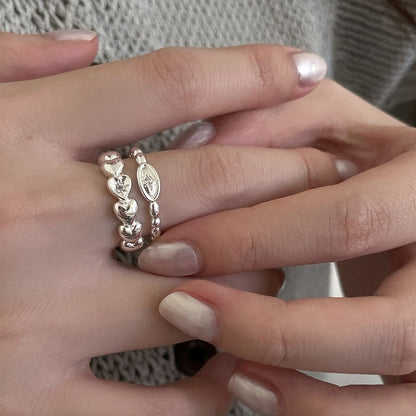 鋯石星星可調式戒指－商品主圖｜https://igowo.tw/