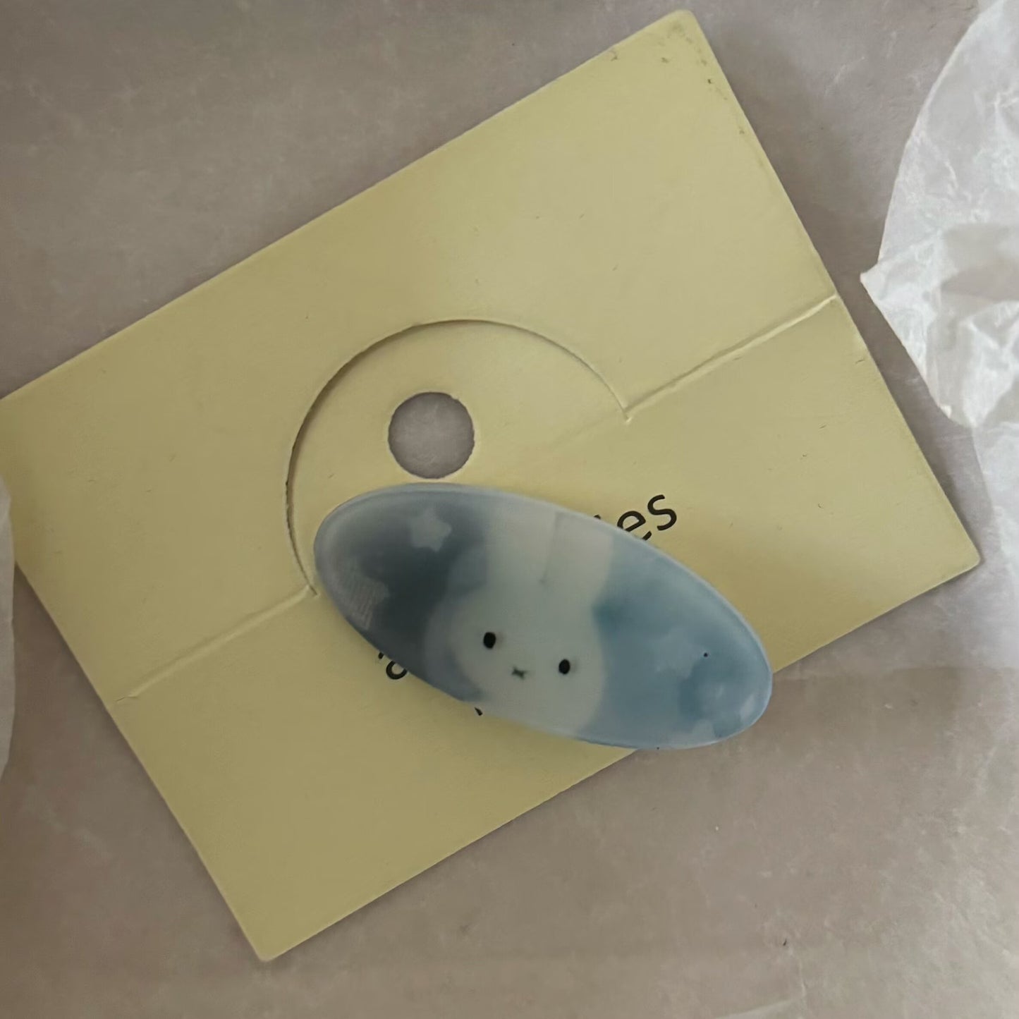 壓克力貓咪簡約髮夾