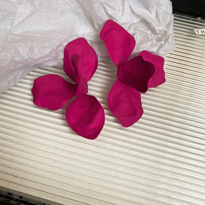 彩色花朵圓形流蘇耳環－細節特寫29｜https://igowo.tw/