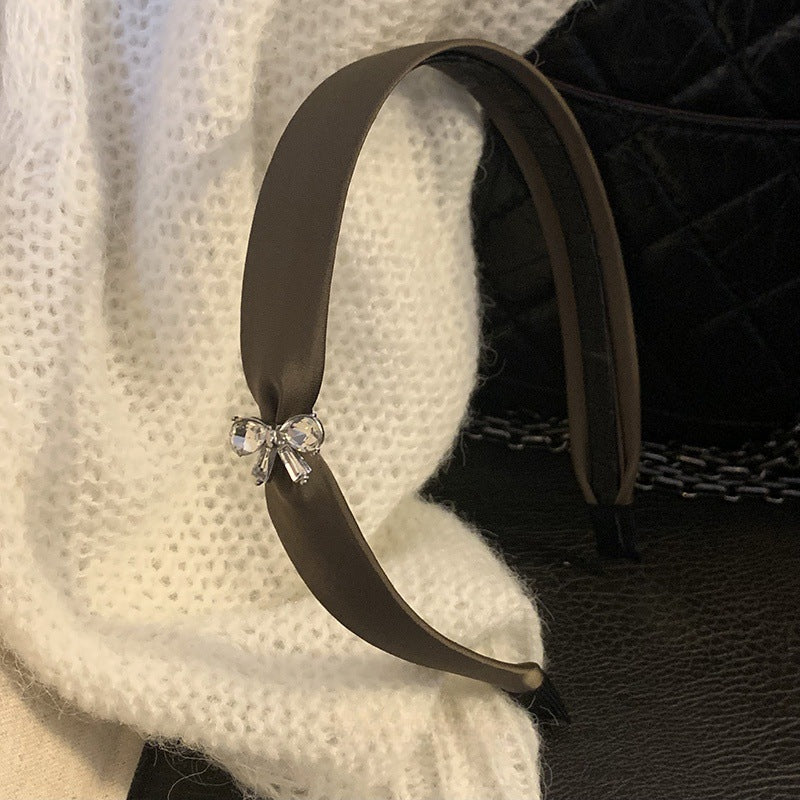鋯石蝴蝶結簡約髮箍