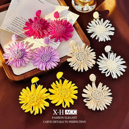 花朵簡約耳環－商品主圖｜https://igowo.tw/