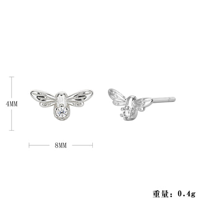 S925 歐美新款簡約小巧精致高級感氣質網紅耳環耳釘套裝