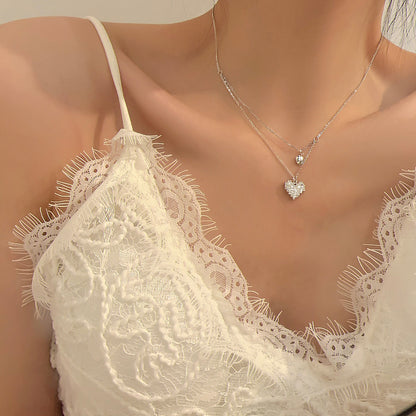 S925愛心項鍊－細節特寫2｜https://igowo.tw/