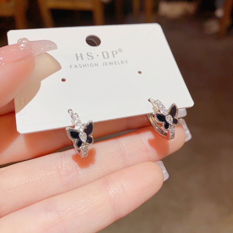 金色幾何電鍍簡約耳扣－細節特寫87｜https://igowo.tw/