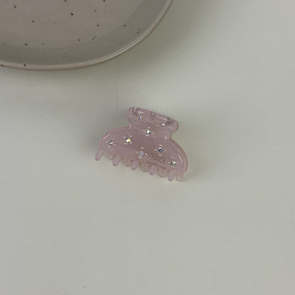 醋酸板材鑲鑽鯊魚夾－細節特寫5｜https://igowo.tw/