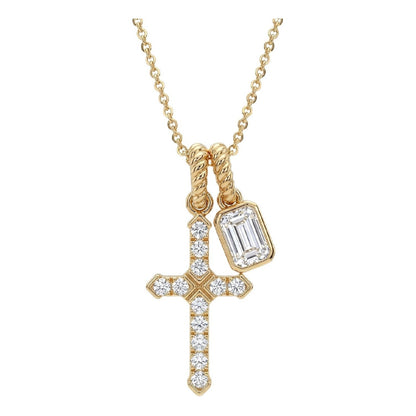 銅十字架項鍊