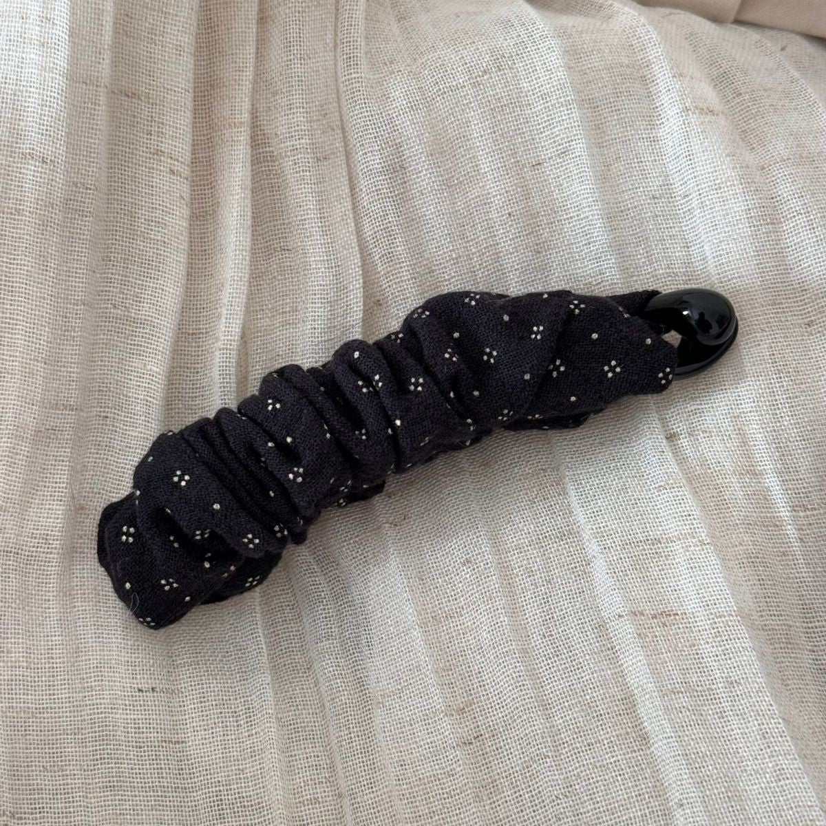 碎花簡約髮夾