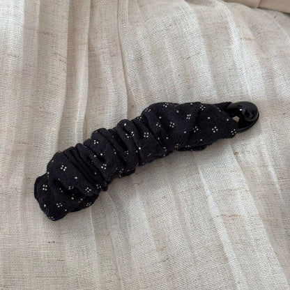 碎花簡約髮夾