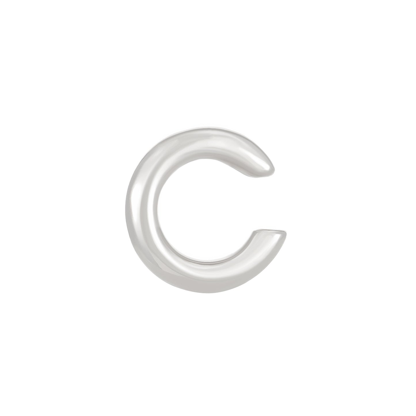 金屬C形免耳洞耳夾－細節特寫6｜https://igowo.tw/