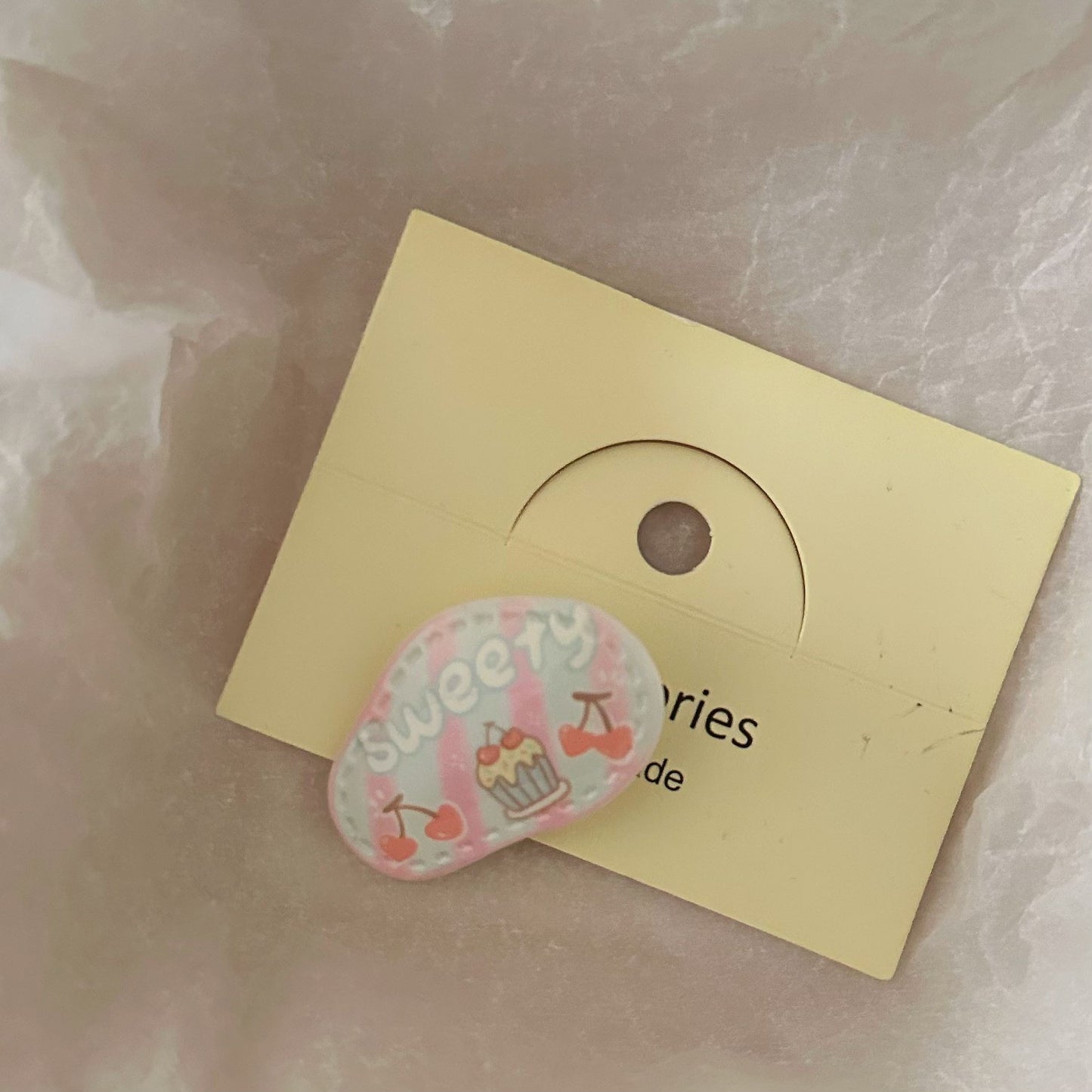 小熊卡通髮夾