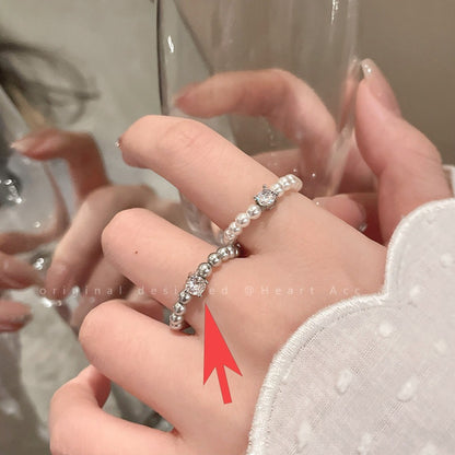 珍珠蝴蝶可調式戒指－金（套裝）款細節95｜https://igowo.tw/